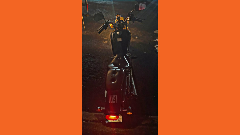 A Suzuki motorcycle