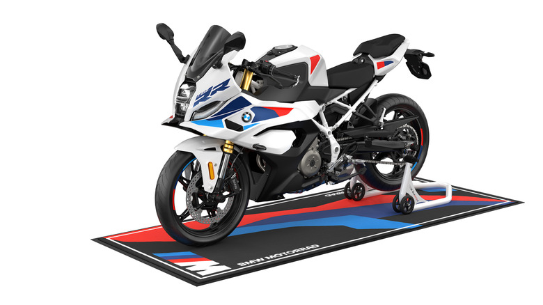 A white BMW F 450 RR