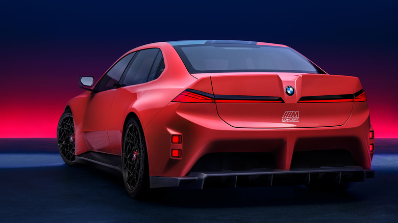 BMW M Concept Neue Klasse rear 3/4 view
