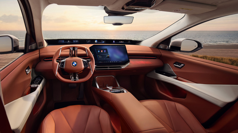 Interior of a BMW iX3L