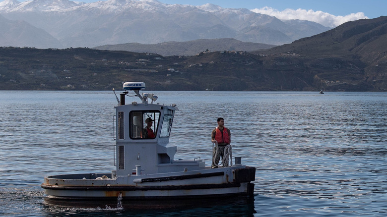A Boomin' Beaver tugboat during a Naval Support Activity in Souda Bay, Greece