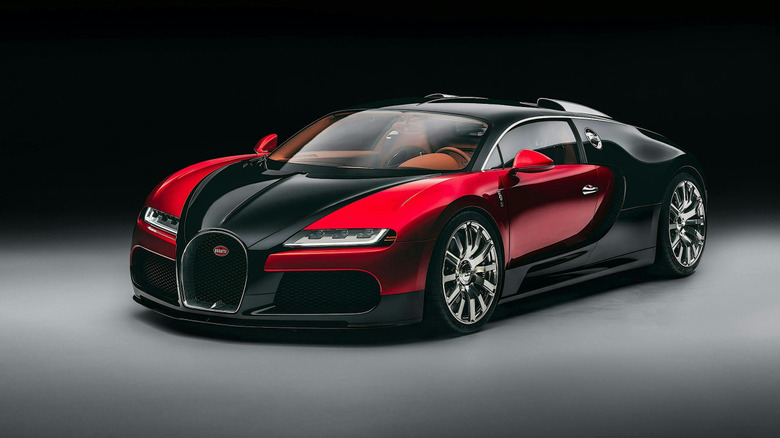 Front 3/4 view of the Bugatti F.K.P. Hommage