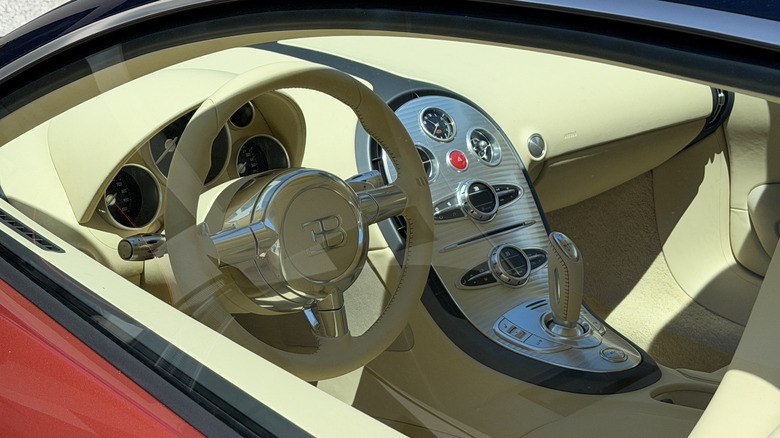Interior of a Bugatti Veyron recommission