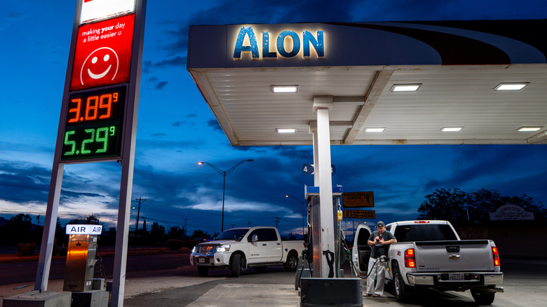 gas station in Texas