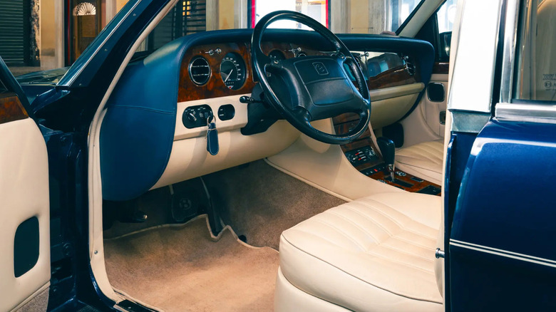 Giorgio Armani's Bentley interior