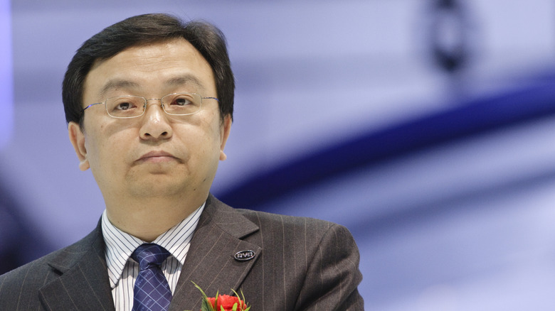 Photo of Mr. Wang Chuanfu, founder and CEO of BYD