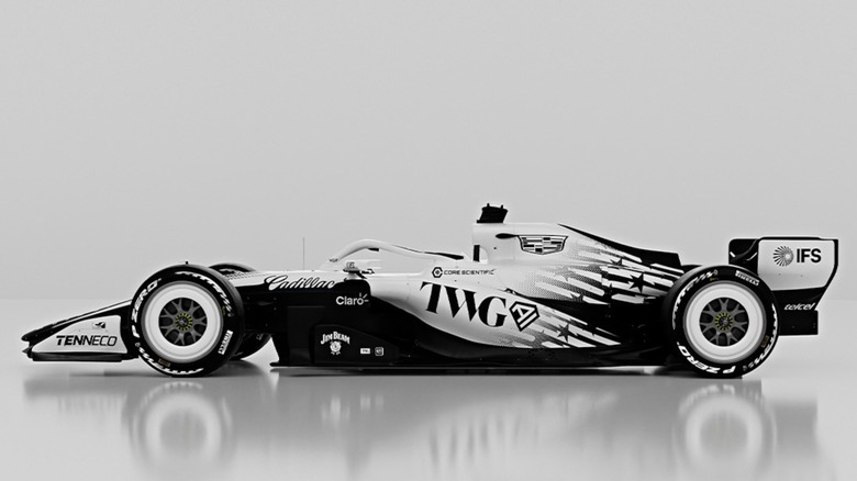 Cadillac's black and white Miami F1 livery