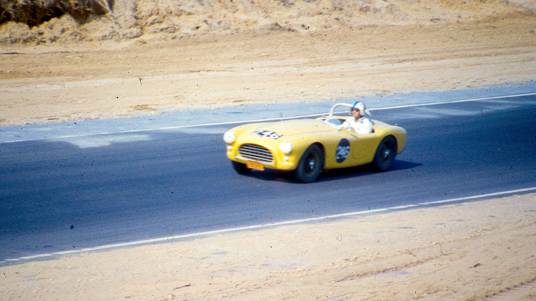 Racing an AC Ace at Bridgehampton in 1959