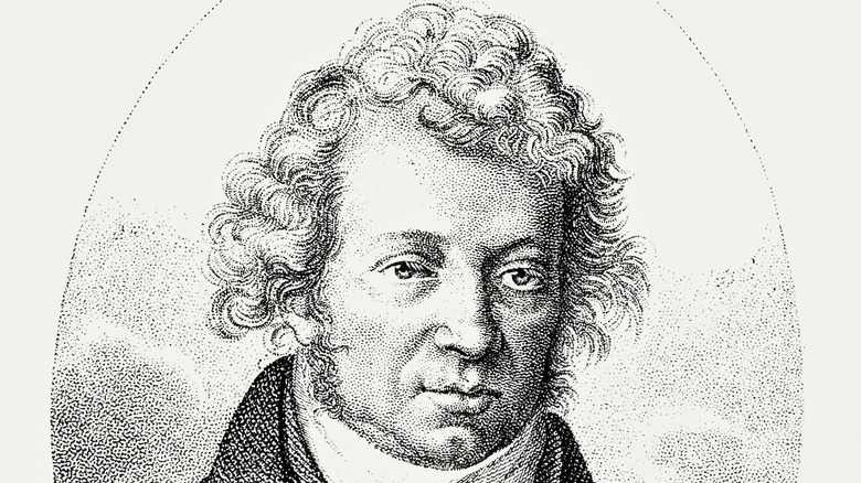 An engraving of Andre-Marie Ampere