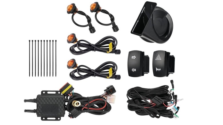 A UTV turn signal kit