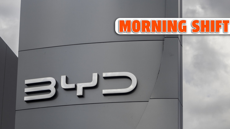 Marilia, SP, Brazil, December 11, 2024. Facade of the car dealership of the Chinese BYD, Building Your Dreams, which sells electric and hybrid cars, in the city of Marília