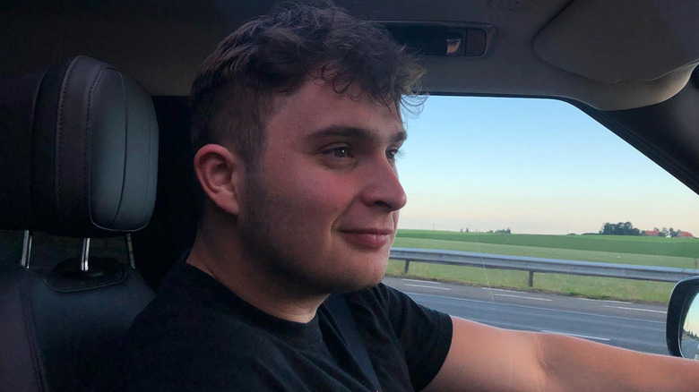Cl&eacute;ment Vandenkerckhove driving down a highway
