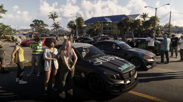 A car meet in GTA6.