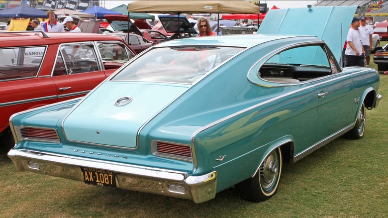 The 1963 AMC Marlin from the rear right 3/4