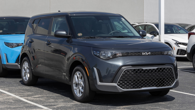 Kia Soul at a dealership