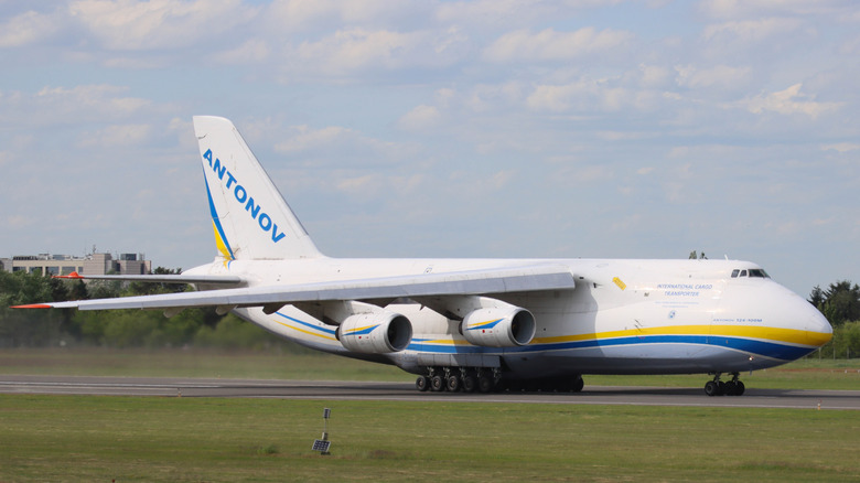 Poznań, Poland - 24.05.2021 - Poznań - Ławica Airport, Antonov Airlines, Antonov An-124-100 Ruslan, UR-82008