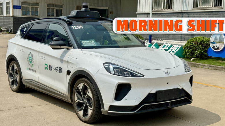 Wuhan, Hubei, China- June 6, 2024: Baidu, China's high technology giant, has developed a commercial Robo-taxi system callled Apollo Go and has put it into business operation successfully in Wuhan, China. Here is Robo-taxi Apollo Go.