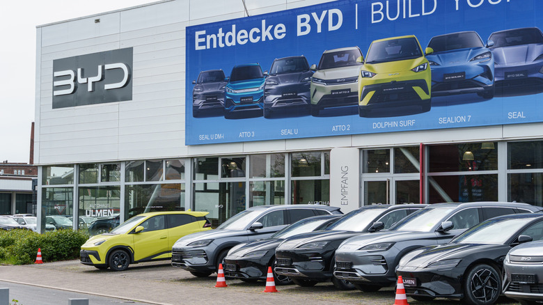 BYD dealership in Germany