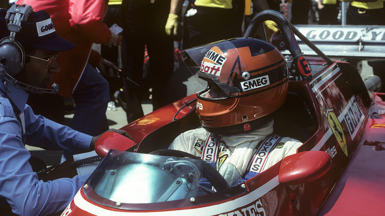 Gilles Villeneuve, Ferrari 126C2, Grand Prix of Belgium, Zolder, 08 May 1982.