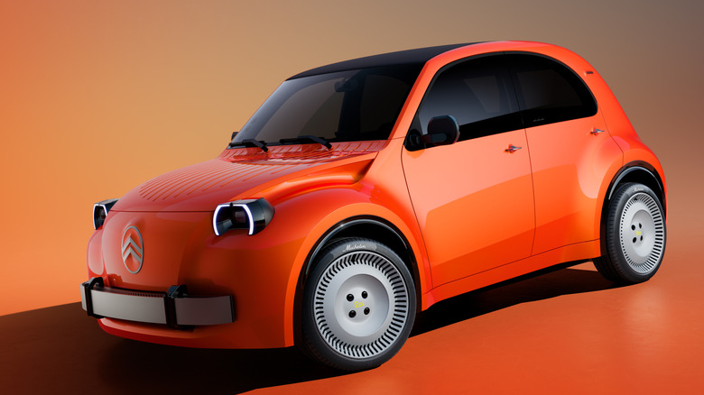 Citro&euml;n 2CV concept front 3/4