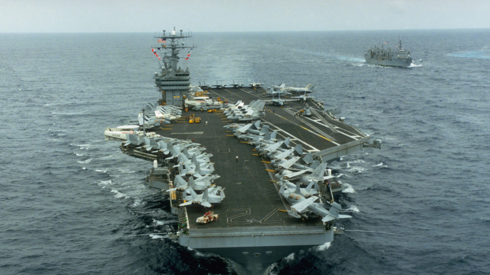 Crew Of Aircraft Carrier In Persian Gulf Reaches Breaking Point, Multiple Attempted Overboards Reported