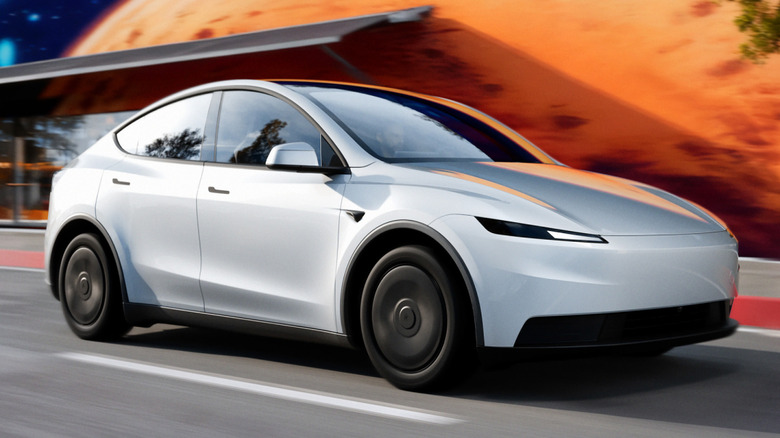 Tesla Model Y Standard front 3/4