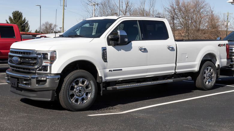 Ford F-350 at a dealership