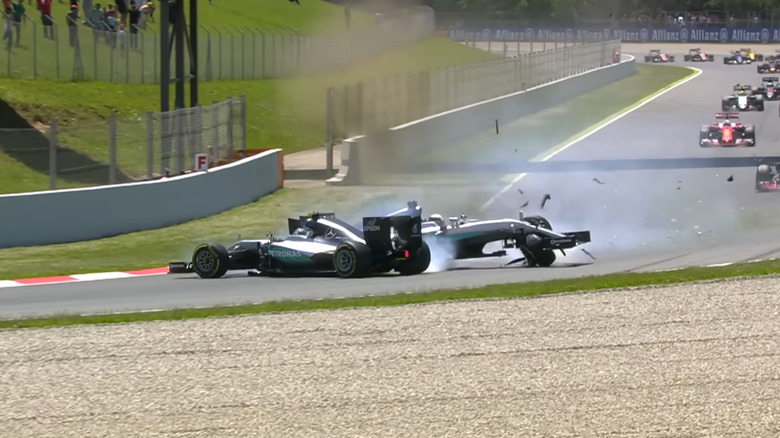 Spanish Grand Prix crash