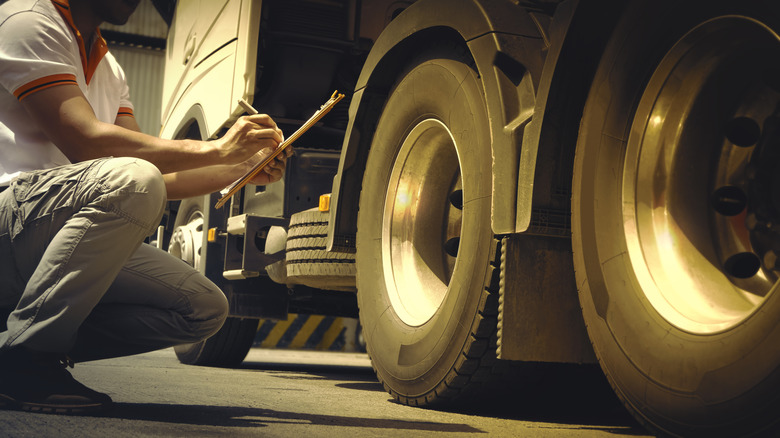 Check your diesel truck tires often, because they wear out quicker