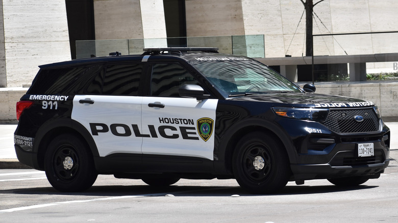Houston Police Ford Explorer patrol vehicle