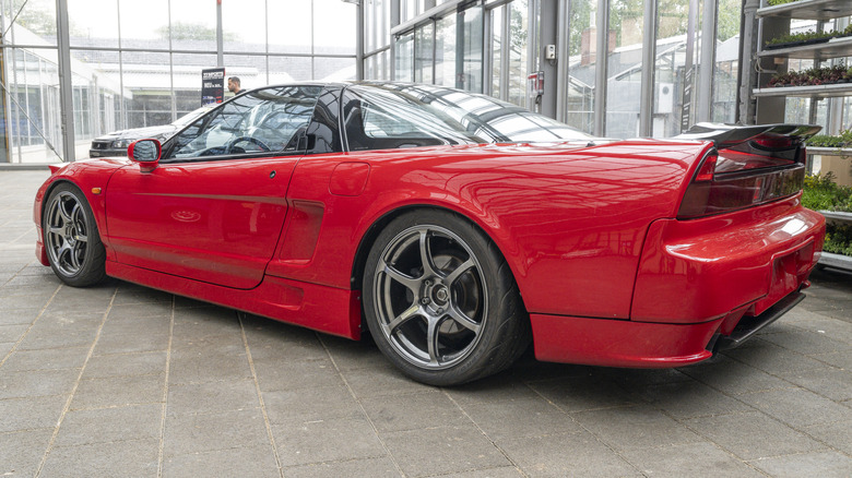 Red Honda NSX connected show successful Germany