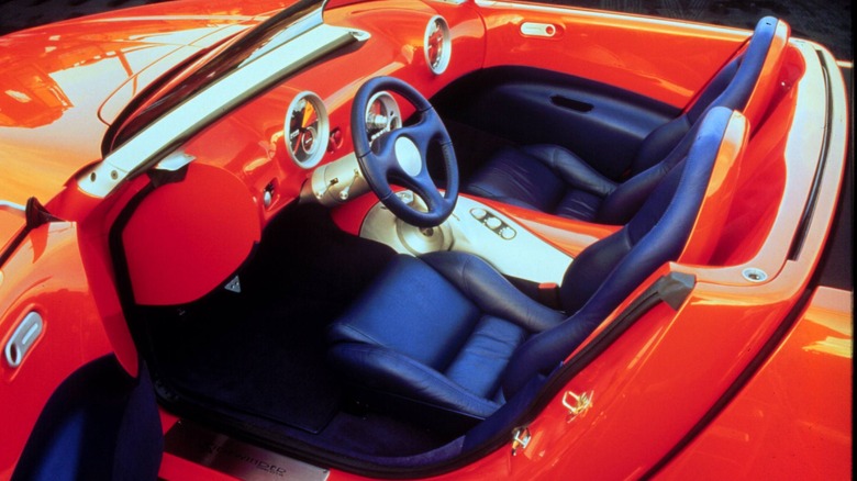 Interior view of the Dodge Sidewinder concept car