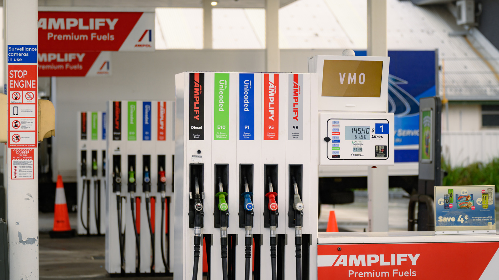 Australian officials are recommending working from home and reducing speeds while driving, as some stations run out of diesel and certain grades of gasoline.