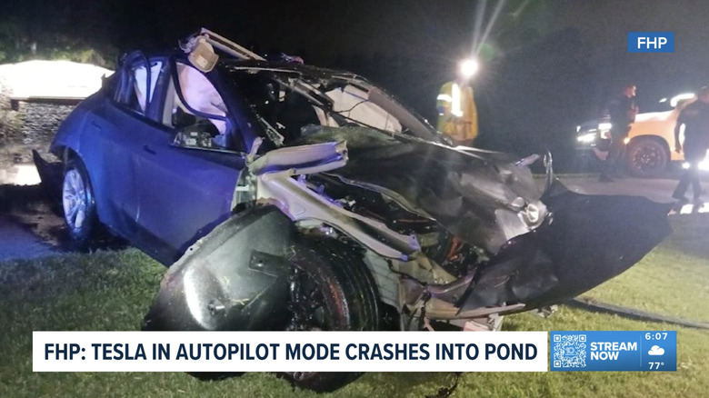 deadly Tesla crash