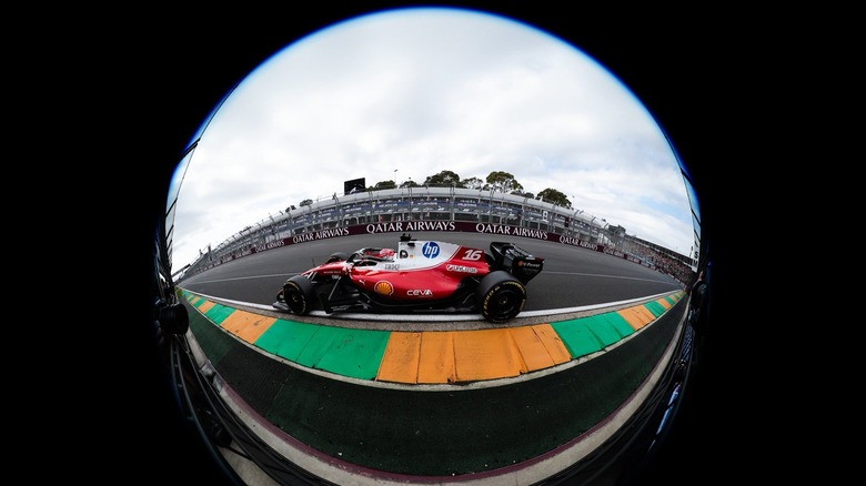 Charles Leclerc in Melbourne