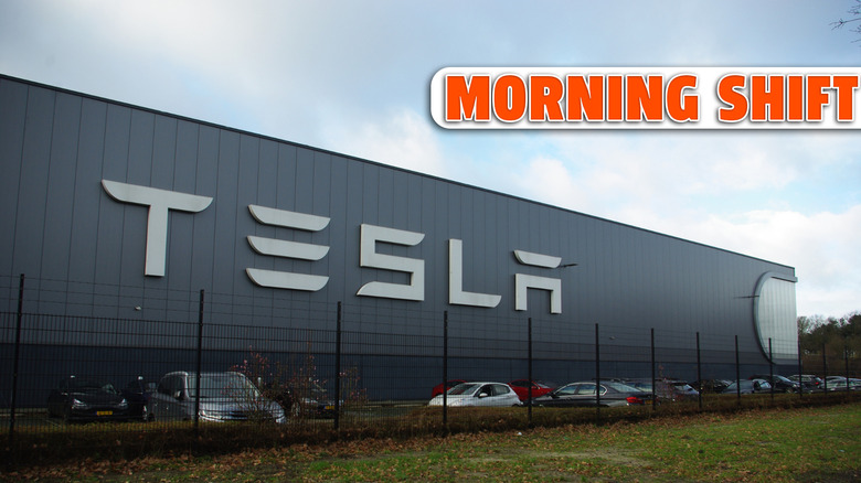 Tesla motors car assembly plant factory at Tilburg the netherlandshe netherlands, march 2022