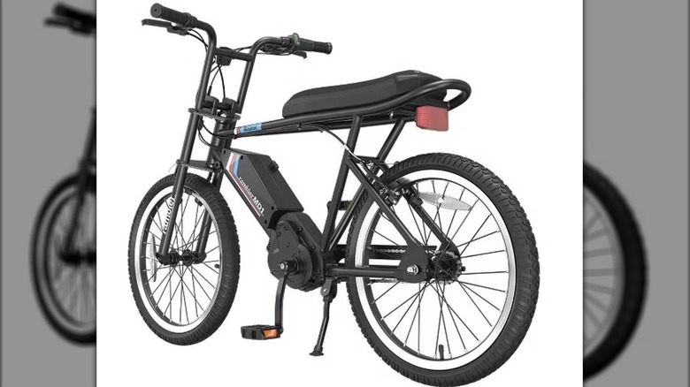 A Razor brand e-bike for kids 8 and up against a white background