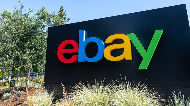 eBay's sign outside its corporate office