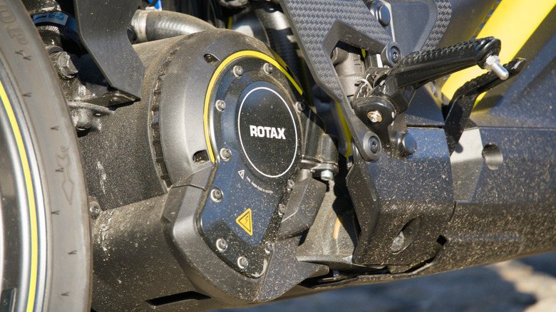The Can-Am Pulse's Rotax electrical motor
