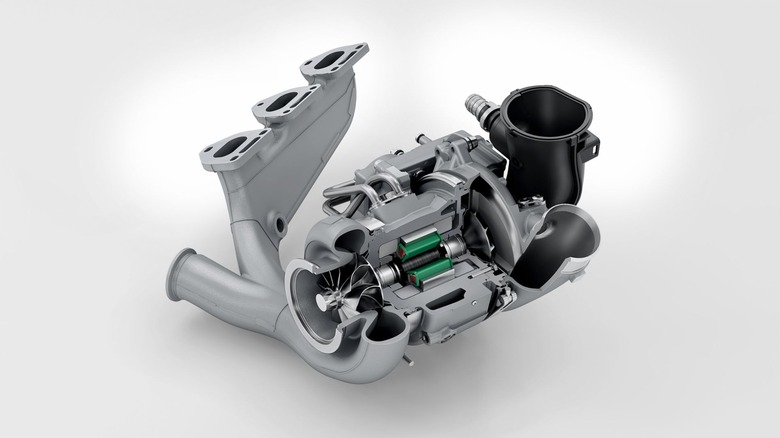 Electric turbocharger from 2024 Porsche 911 Carrera GTS