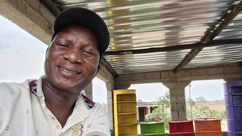 A selfie that Desire Moyo posted to Facebook prior to his death