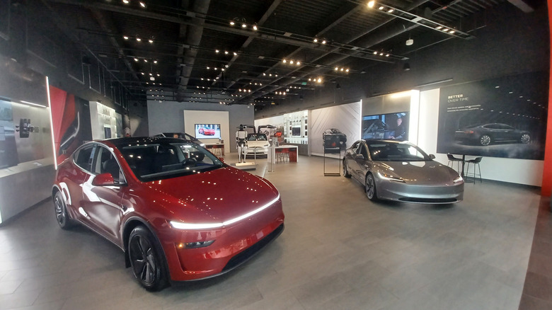 Tesla showroom