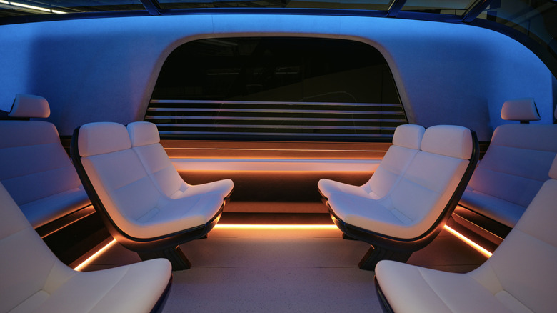 Tesla Cybervan concept interior