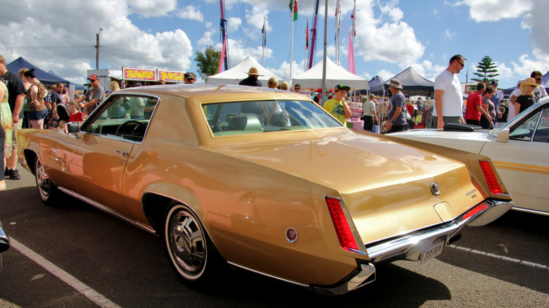 A Topaz Gold Firemist '68 Eldorado coupe similar to Presley's convertible