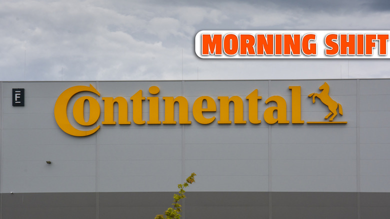 Bratislava, Slovakia - September, 3, 2023 : Continental sign on a wall. Continental is the world's third largest automotive supplier.