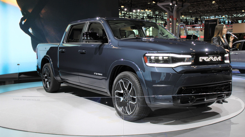 All New 2023 RAM 1500, RAM 1500 Revolution Concept and RAM 1500 REV on display at the New York Auto Show.