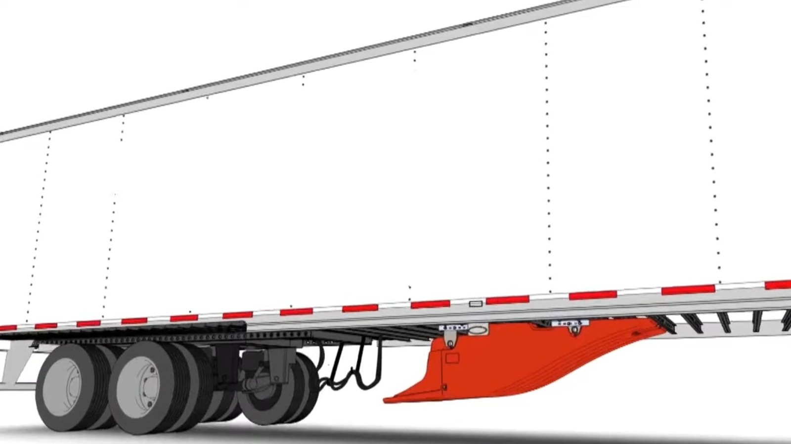 Ever Notice That Scoop Under Semi-Trucks? Here's What It's For