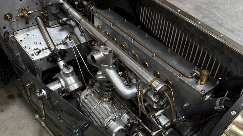 Engine of a 1927 Bugatti Type 43 Grand Sport