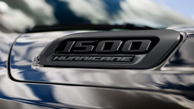 Hurricane engine emblem on 2026 Ram 1500