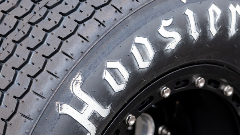 The Hoosier Tires logo seen on a sidewall.
